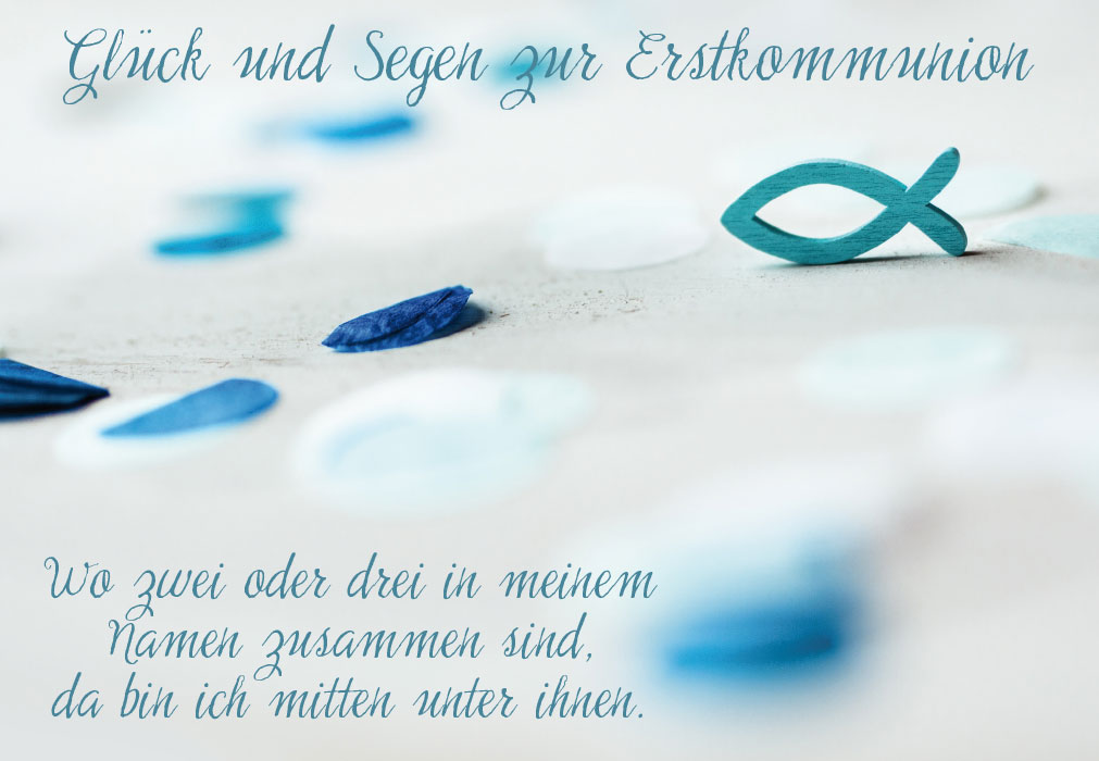 Kommunion - Fisch, Strand, Steine Kommunion - Fisch, Strand, Steine