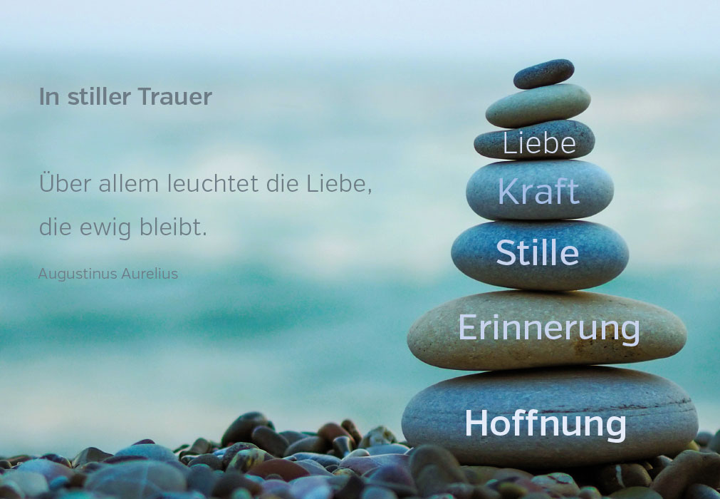 Trauer - Stein Turm